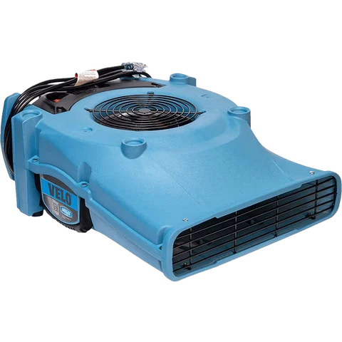 Dri-Eaz Velo air mover used for structural drying.