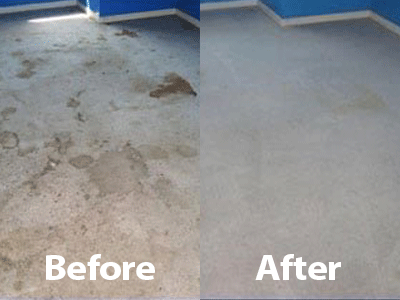Before and After EcoClean Pet Stain and Odor Removal in Yorkville